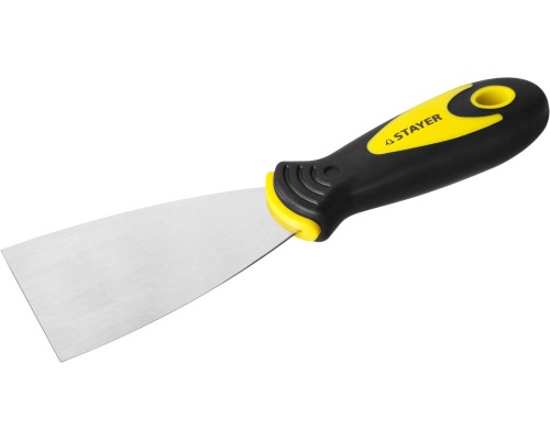 Шпатель MAXFlat, 60 мм, профилированное полотно, двухкомпонентная ручка, нержавеющий STAYER 10041-06