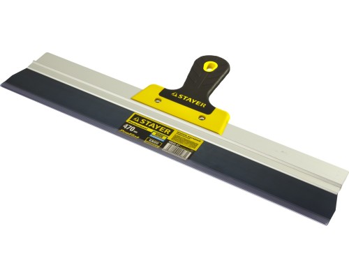 Фасадный шпатель PROFlat, 470 мм, усиленная алюминиевая направляющая, двухкомпонентная ручка, анодированный STAYER 10045-47