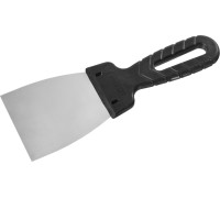 Нержавеющий шпатель PROFlat, 80 мм, пластиковая ручка STAYER 1008-08
