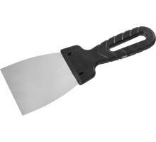 Нержавеющий шпатель PROFlat, 80 мм, пластиковая ручка STAYER 1008-08