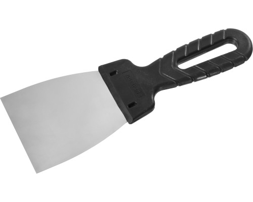 Нержавеющий шпатель PROFlat, 80 мм, пластиковая ручка STAYER 1008-08