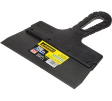 Нержавеющий фасадный шпатель PROFlat, 200 мм, пластиковая ручка STAYER 1008-20