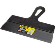 Нержавеющий фасадный шпатель PROFlat, 250 мм, пластиковая ручка STAYER 1008-25