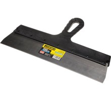 Нержавеющий фасадный шпатель PROFlat, 350 мм, пластиковая ручка STAYER 1008-35