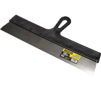 Нержавеющий фасадный шпатель PROFlat, 450 мм, пластиковая ручка STAYER 1008-45