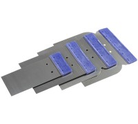 Поверхностные шпатели в наборе, 4 шт: 50, 80, 100, 120 мм, нержавеющие STAYER 1012-H4