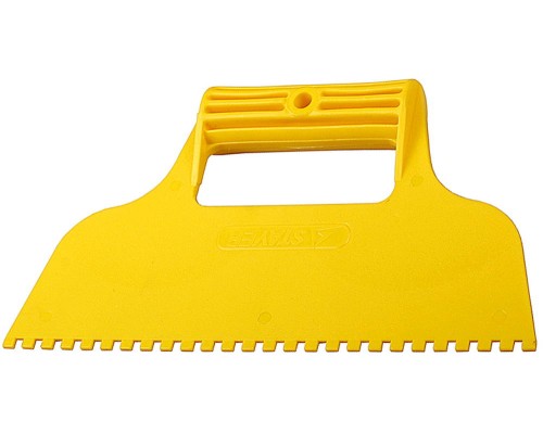 Малярный шпатель 230 мм, зубчатый 8x8 мм, пластмассовый STAYER 1022-8