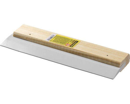 Резиновый шпатель MAXFlat, 200 мм, эластичный деревянная ручка, белый STAYER 1018-20_z01