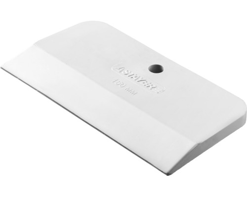 Резиновый шпатель MAXFlat, 150 мм, для затирки швов эластичный, белый STAYER 1027-150