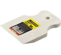 Резиновый шпатель MAXFlat, 60 мм, для затирки швов эластичный, белый STAYER 1027-60