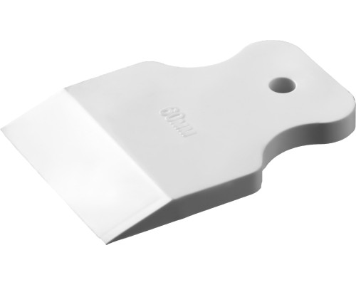 Резиновый шпатель MAXFlat, 60 мм, для затирки швов эластичный, белый STAYER 1027-60