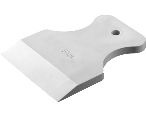 Резиновый шпатель MAXFlat, 80 мм, для затирки швов эластичный, белый STAYER 1027-80