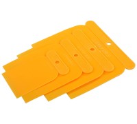 Поверхностные шпатели в наборе, пластиковые, 4 шт: 50, 80, 100, 120 мм STAYER 1010-H4