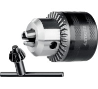 Ударный сверлильный патрон с ключом для дрели 10 мм, 1/2" STAYER 29055-10-1/2