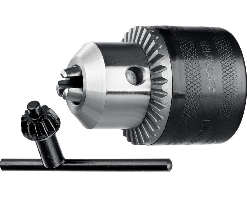 Ударный сверлильный патрон с ключом для дрели 13 мм, 1/2" STAYER 29055-13-1/2