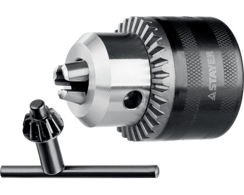 Ударный сверлильный патрон с ключом для дрели 16 мм, 1/2" STAYER 29055-16-1/2