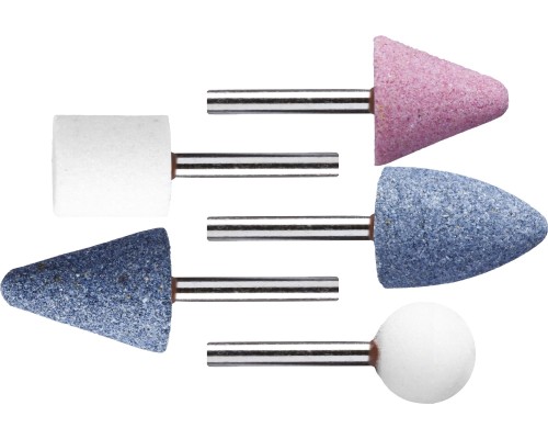 Набор абразивных минишарошек-насадок 5 предм., хвостовик d 3.2 мм STAYER 2988-H5