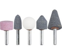 Набор абразивных минишарошек-насадок 5 предм., хвостовик d 6 мм STAYER 2990-H5