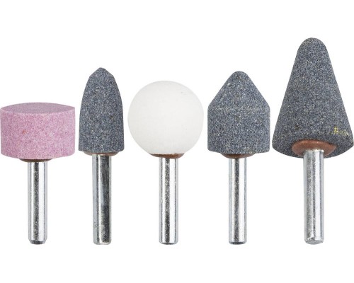 Набор абразивных минишарошек-насадок 5 предм., хвостовик d 6 мм STAYER 2990-H5