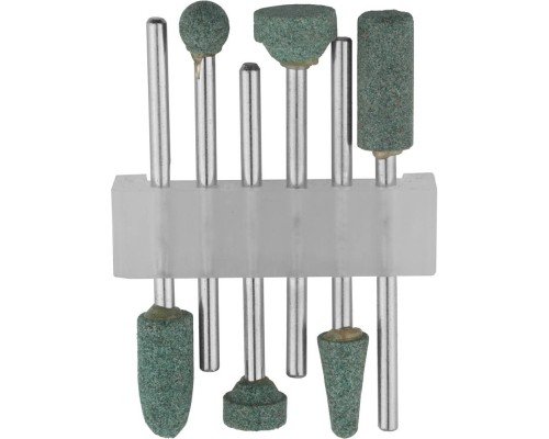 Набор насадок шлифовальных абразивных по камню 6 предм. STAYER 29921-H6