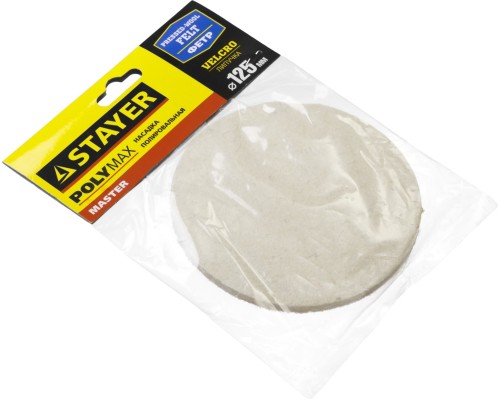 Полировальная насадка 125 мм, фетр STAYER 35930-125