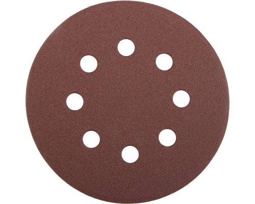  Круг "PROFI" из абразивной бумаги на велкро основе, 8 отв., P120, 125мм STAYER 3580-125-120