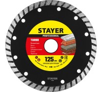 Сегментированный алмазный диск TURBO 125 мм (22.2x7x2.0 мм) STAYER 3662-125_z02
