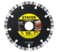 Сегментный алмазный диск BETON 125 мм (22.2x7x2.0 мм) STAYER 3660-125_z02
