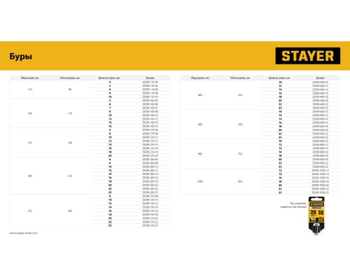 Бур SDS-Plus HERCULES-4Х 6x160 мм STAYER 29290-160-06