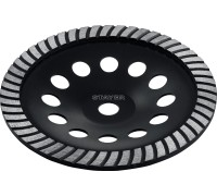 Сегментированная алмазная шлифовальная чашка Турбо, d 230 мм STAYER 33380-230_z02