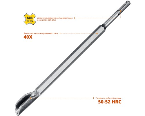 Зубило-штробер Gorilla Force, 22x250 мм, SDS-Plus STAYER 29357-22-250_z02