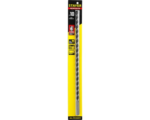 Cверло по бетону Hercules 10x400 мм STAYER 2915-400-10_z01