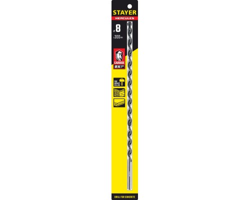 Cверло по бетону Hercules 8x300 мм STAYER 2915-300-08_z01