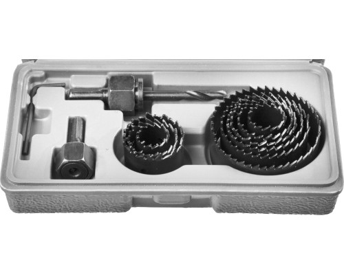 Набор кольцевых коронок по дереву Maxcut, 9 шт, 19-64 мм STAYER 29600-H11