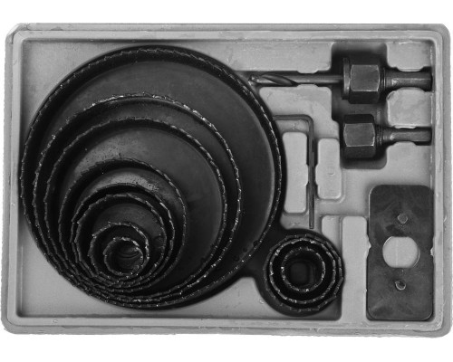 Набор кольцевых коронок по дереву Maxcut, 12 шт, 19-127 мм STAYER 29600-H15