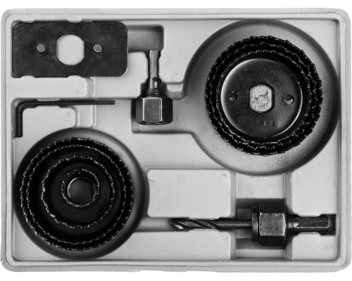 Набор кольцевых коронок по дереву Maxcut, 7 шт, 22-67 мм STAYER 29600-H7