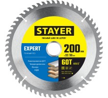 Пильный диск по дереву Expert, 200x32/30 мм, 60Т, точный рез STAYER 3682-200-32-60_z01