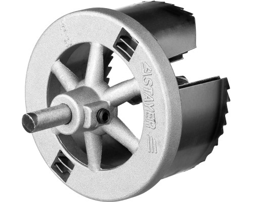 Наборная кольцевая пила по дереву 3 шт, (60-67-74x32 мм), усиленная STAYER 2957-074