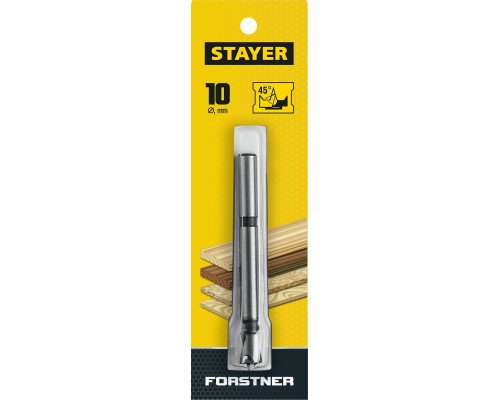 Cверло Форстнера по дереву Forstner, 10 мм, ДСП STAYER 29985-10_z01