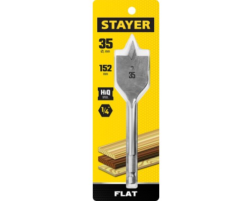 Cверло по дереву Flat, 35x152 мм, перовое STAYER 2950-35_z01