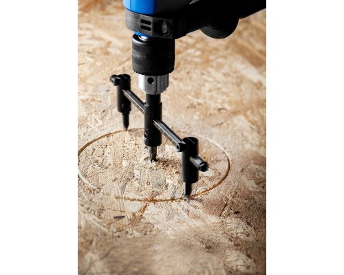 Сверло по дереву регулируемое Балеринка, d 40-200 мм, двурезцовое STAYER 2944-200