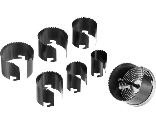 Наборная кольцевая пила по дереву 7 шт, (26-32-38-45-50-56-64x32 мм) STAYER 2956-1,5