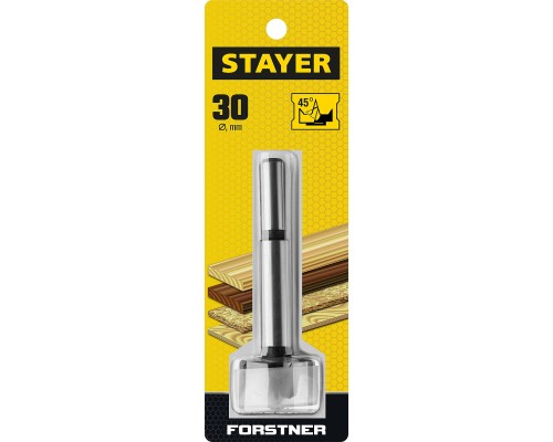 Cверло Форстнера по дереву Forstner, 30 мм, ДСП STAYER 29985-30_z01