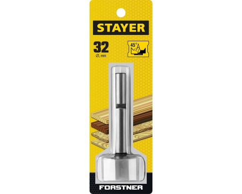 Cверло Форстнера по дереву Forstner, 32 мм, ДСП STAYER 29985-32_z01