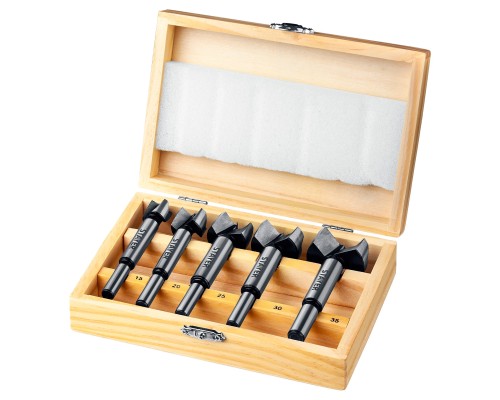 Набор сверл Форстнера по дереву/ДСП Forstner, 5 шт: 15-20-25-30-35 мм STAYER 29985-H5_z01