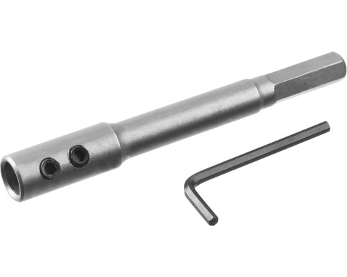 Удлинитель для сверл левиса 140 мм, HEХ 12.5 мм STAYER 2952-12-140