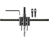 Сверло по дереву регулируемое Балеринка, d 40-200 мм, двурезцовое STAYER 2944-200