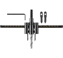 Сверло по дереву регулируемое Балеринка, d 40-200 мм, двурезцовое STAYER 2944-200