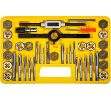 Набор метчиков и плашек MaXCut, 40 предметов, инструментальная сталь STAYER 2805-H40_z01