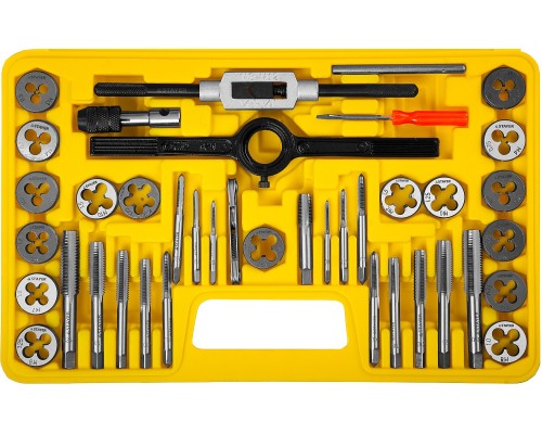 Набор метчиков и плашек MaXCut, 40 предметов, инструментальная сталь STAYER 2805-H40_z01